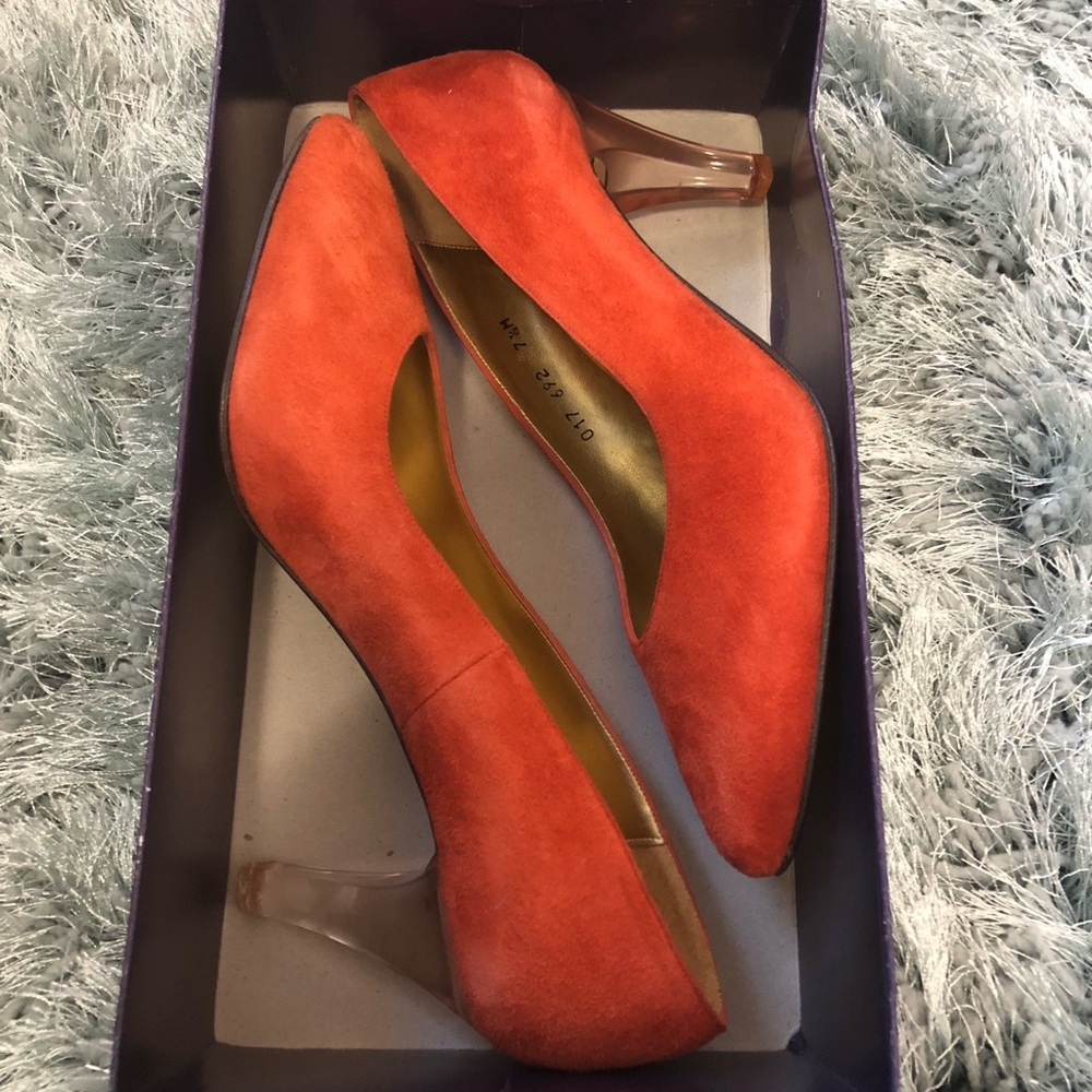 Orange heels